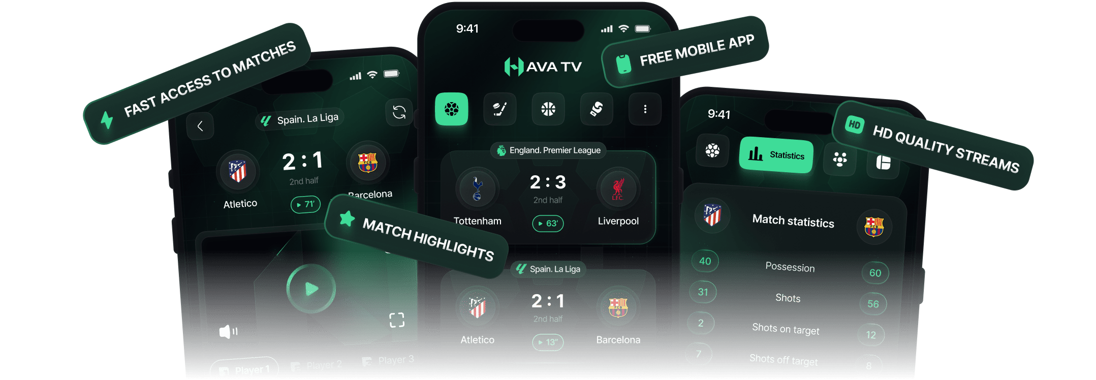 HAVA TV app on mobile devices
